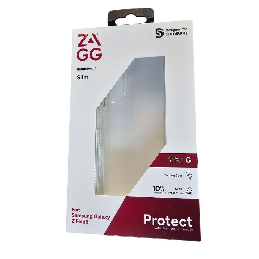 ZAGG - Bridgetown Case - Samsung Galaxy Z Fold6 - Clear